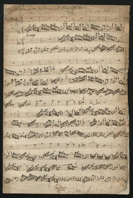 First page of Fantasia sopra 'Jesu meines Lebens Leben', H.639