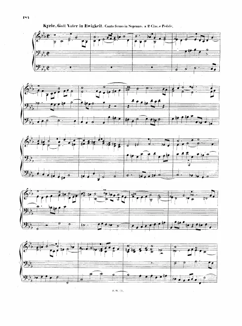 First page of Choral Preludes