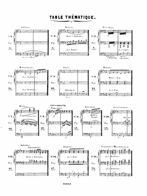 First page of 13 Prières