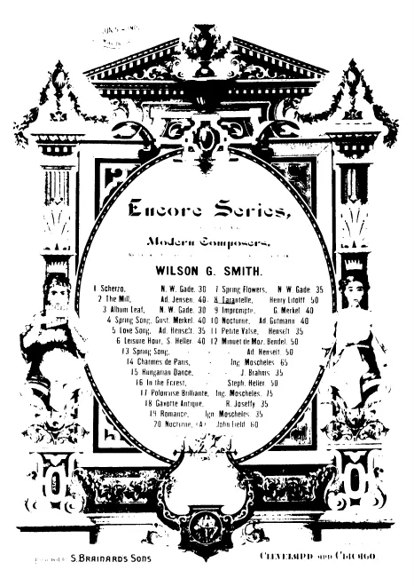 First page of Tarentelle Calabraise