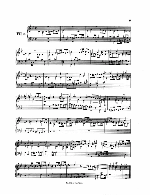 First page of Magnificat Fugue