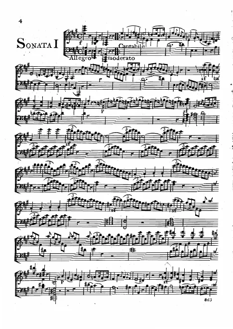 First page of Piano Trio in A major