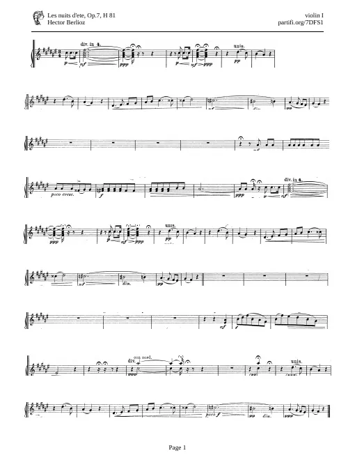 Violins I