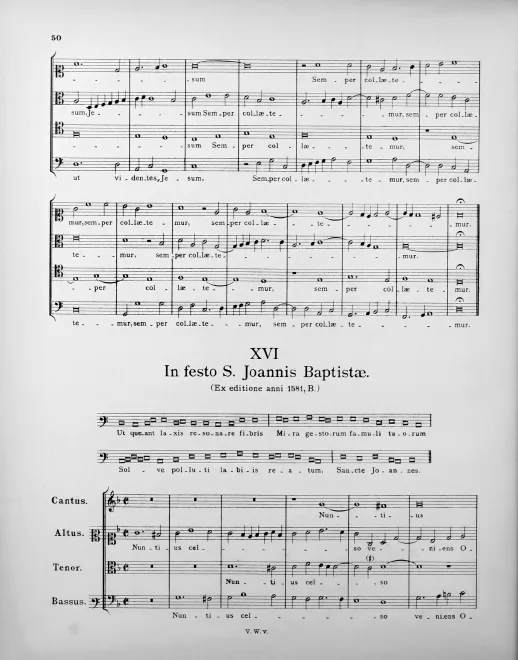 First page of Ut queant laxis resonare fibris