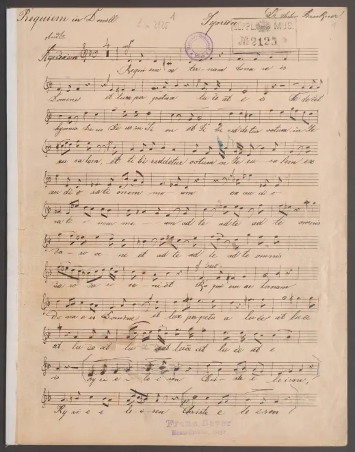 First page of Requiem