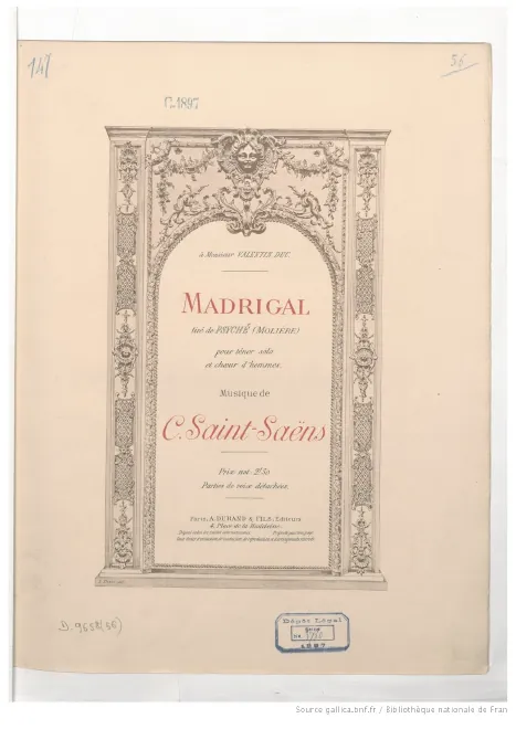 First page of Madrigal