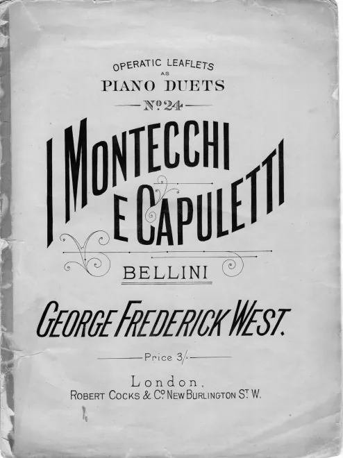 First page of I Capuleti e i Montecchi