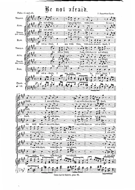 First page of Fürchte dich nicht, ich bin bei dir