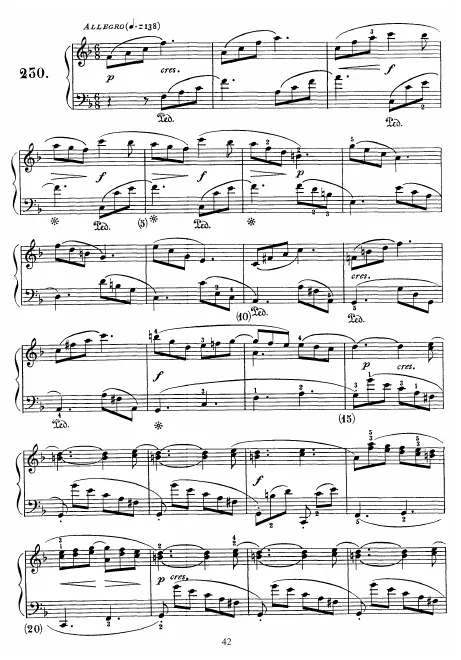 First page of Keyboard Sonata in F major