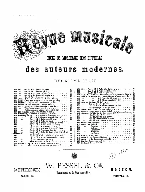 First page of 3 Morceaux