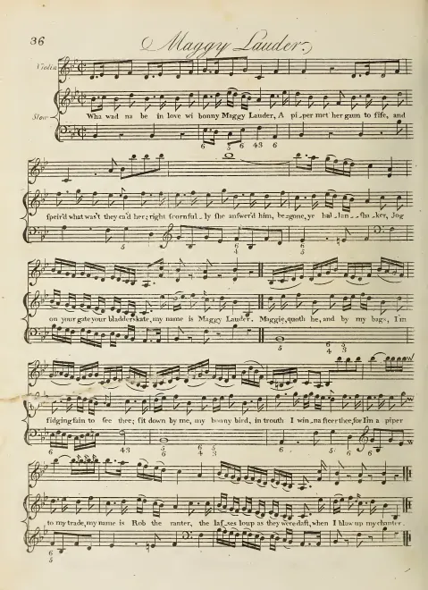 First page of Maggy Lauder