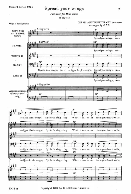 First page of 6 Choruses