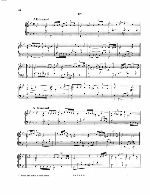 First page of Suite in G minor
