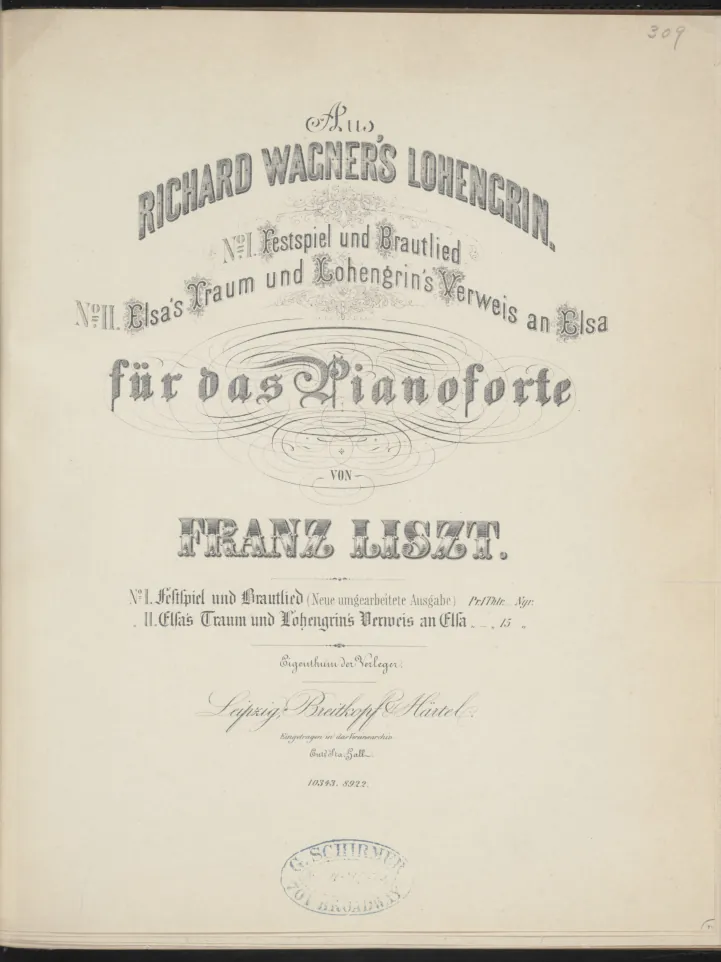 First page of Aus Lohengrin