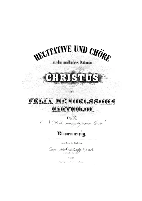 First page of Christus