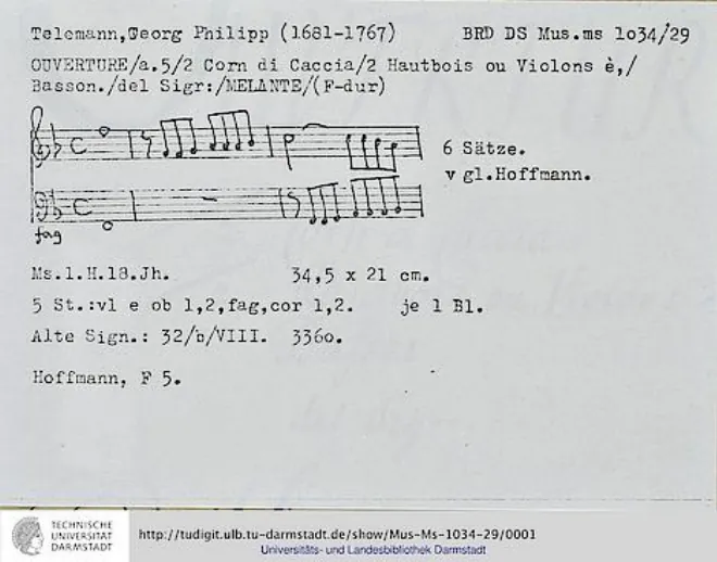First page of Ouverture