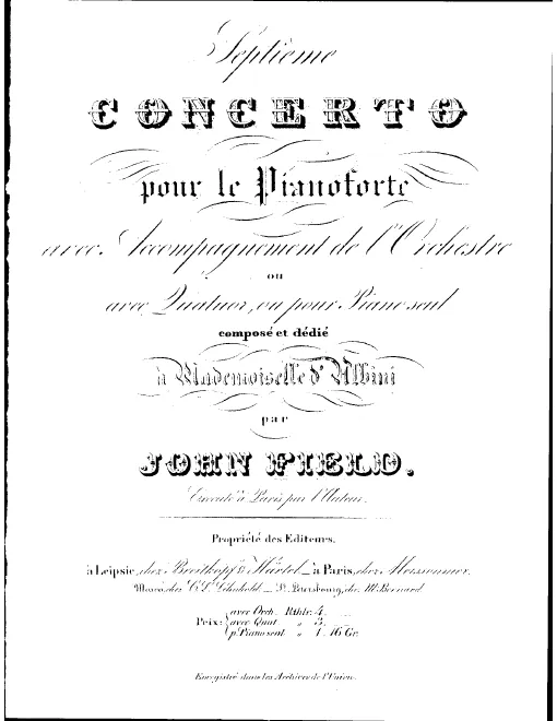 First page of Piano Concerto No.7