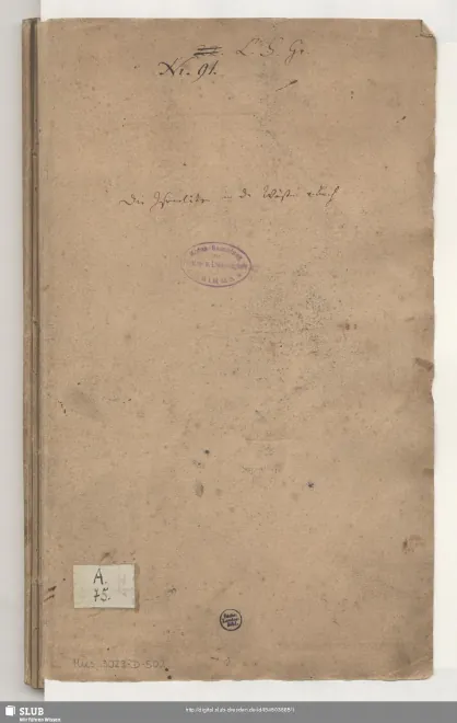 First page of Die Israeliten in der Wüste