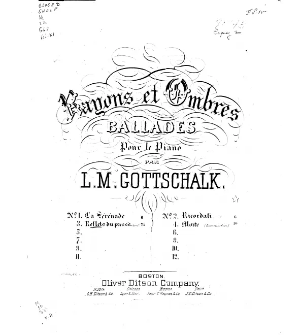 First page of Reflets du passé
