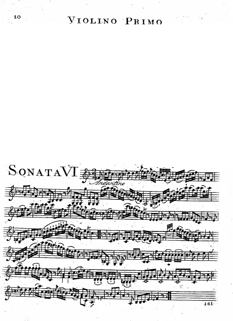 First page of String Duo in F major
