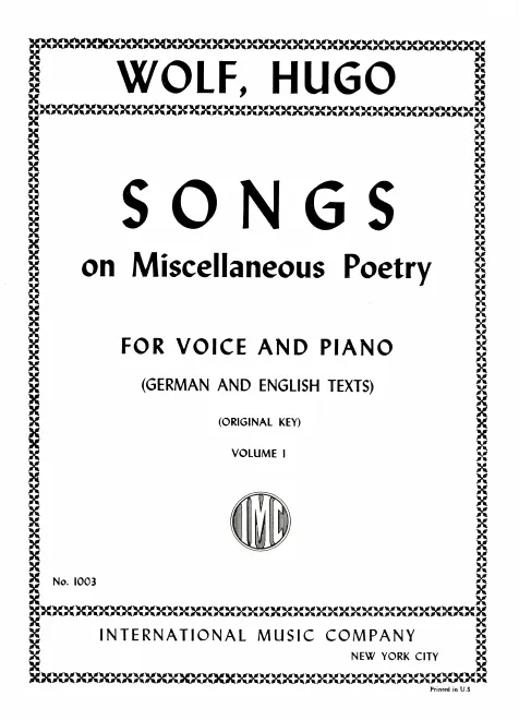 First page of Alte Weisen