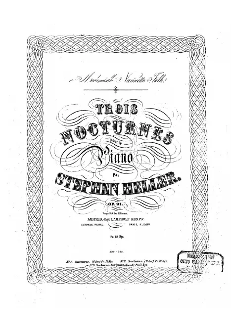 First page of 3 Nocturnes