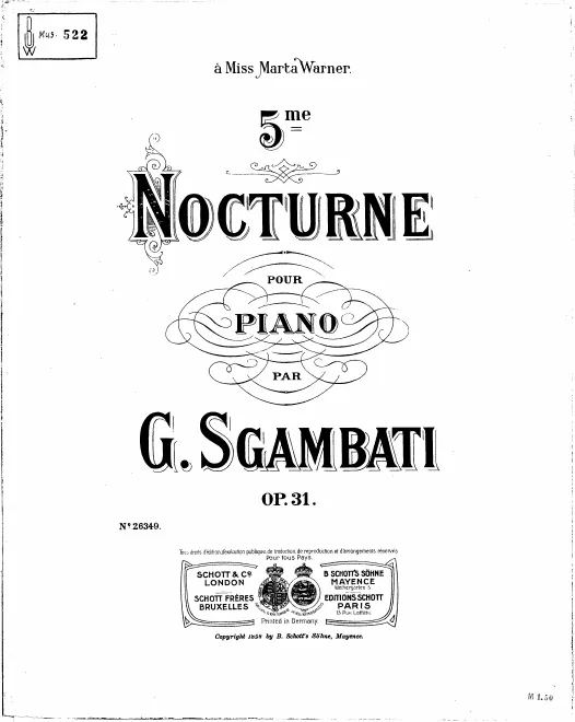 First page of Nocturne