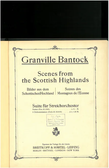 First page of Scenes from the Scottish Highlands