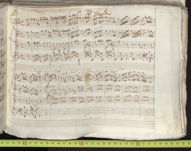 First page of Concerto for Strings in F major