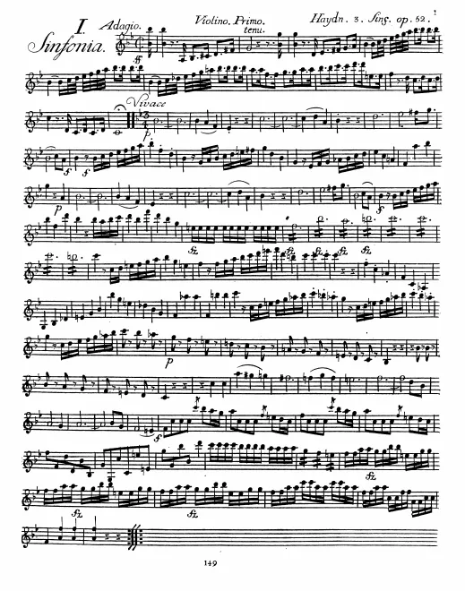 First page of 3 Symphonies