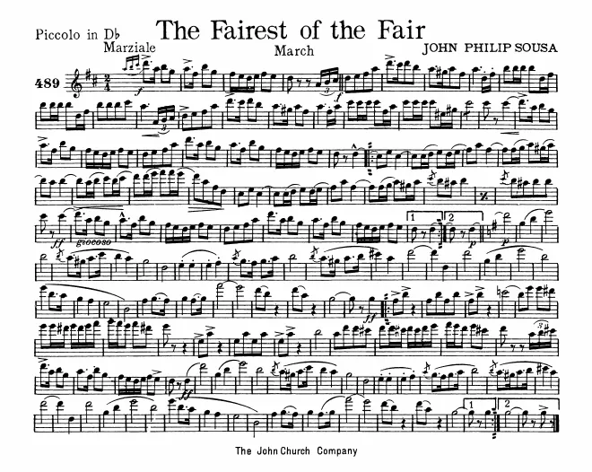 First page of The Fairest of the Fair