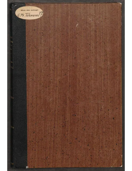 First page of Johannes-Passion 1749