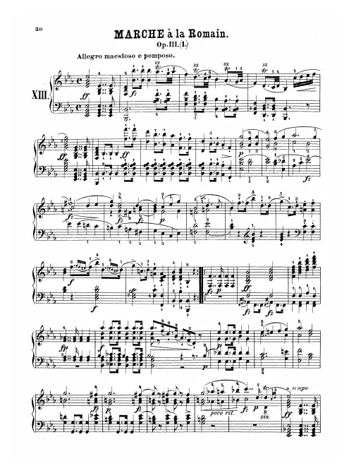 First page of Three Pieces for Piano Trio
