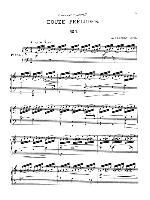 First page of 12 Preludes
