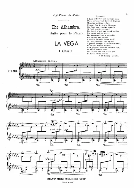 First page of La Vega