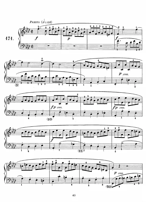 First page of Keyboard Sonata in F minor
