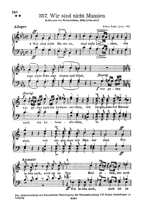 First page of Wir sind nicht Mumien