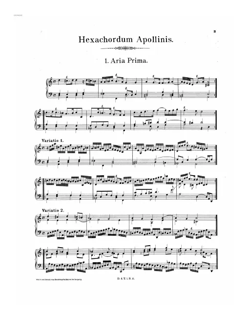 First page of Aria Prima