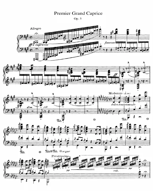 First page of Premier Grand Caprice