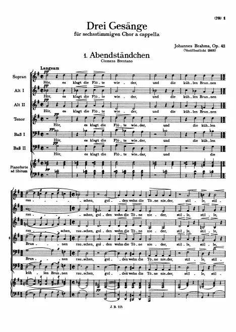 First page of 3 Songs