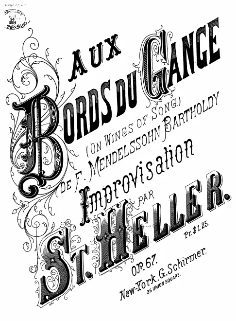 First page of La Vallée d'amour