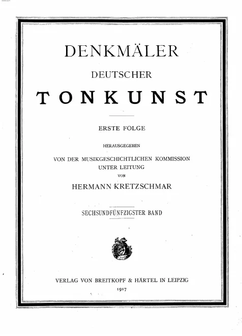First page of Die Auferweckung Lazarus