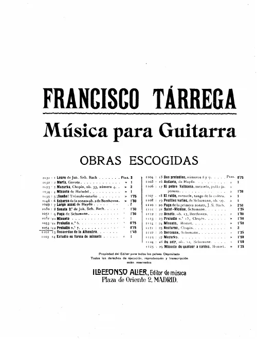 First page of Preludio No.7