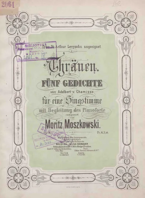 First page of Tränen