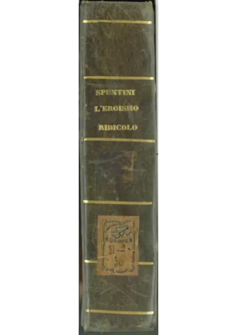 First page of L'eroismo ridicolo