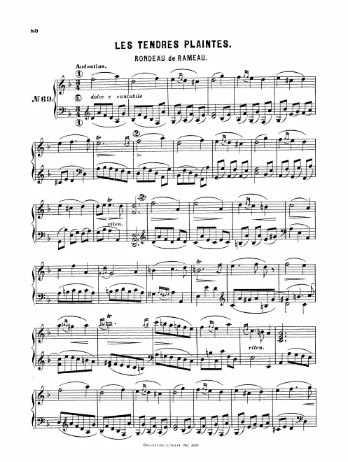 First page of Suite in D major