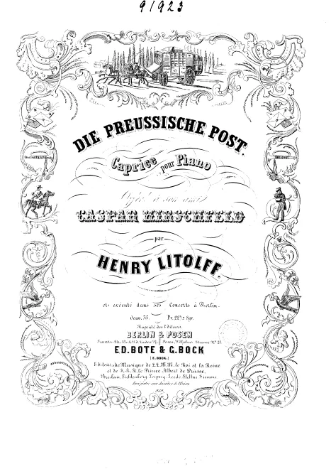 First page of Die preussische Post