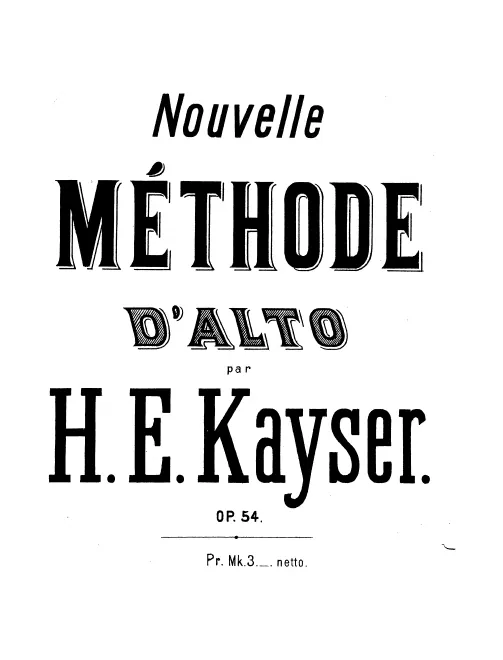 First page of Neue Schule für Bratsche