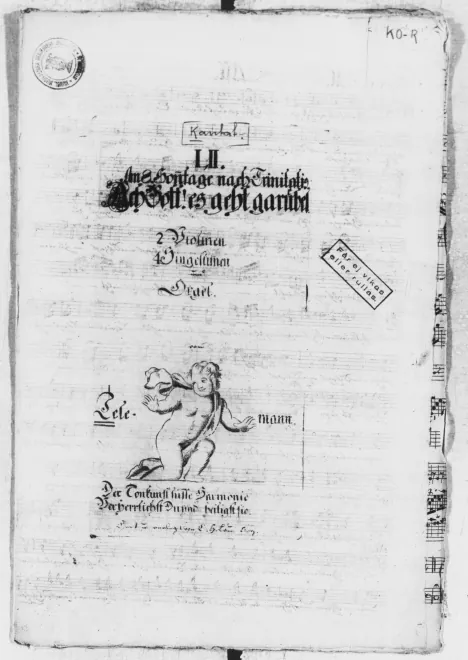First page of Ach Gott! es geht gar übel zu