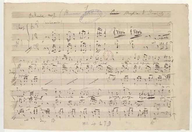 First page of Una vergine donzella